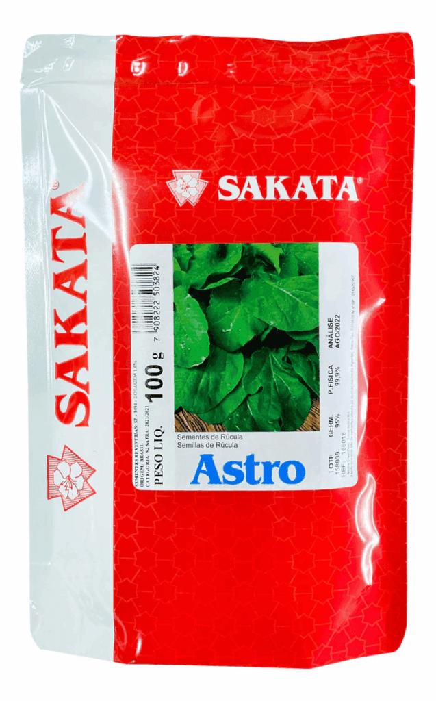 Sementes de Rúcula Astro Sakata